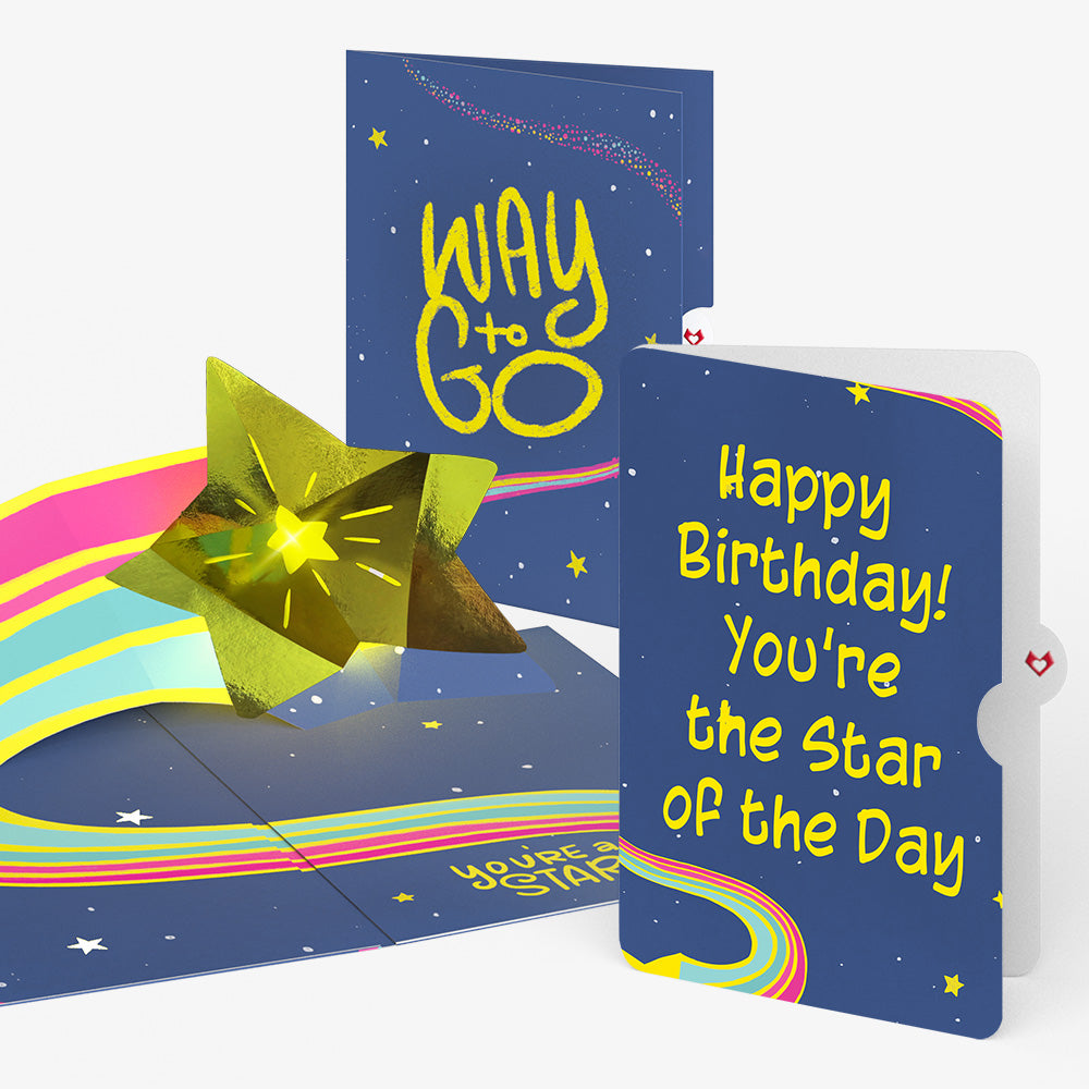 You're a Star Birthday Light-Up Pop-Up Card and Sentiment Set