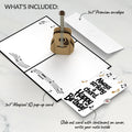 Acoustic Guitar Birthday Pop-Up Card and Striking a Chord Sentiment Set