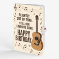 Acoustic Guitar Birthday Pop-Up Card and Favorite Song Sentiment Set