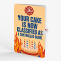 Fire Truck Birthday Pop-Up Card and Controlled Burn Sentiment Set