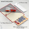 Fire Truck Birthday Pop-Up Card and Truck on Standby Sentiment Set