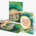 Vintage Plane Birthday Pop-Up Card and Cruising Altitude Sentiment Set