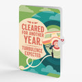 Vintage Plane Birthday Pop-Up Card and Turbulence Expected Sentiment Set