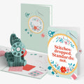 Classic Sewing Machine Birthday Pop-Up Card and Dropped Stitches Sentiment Set