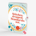 Classic Sewing Machine Birthday Pop-Up Card and Dropped Stitches Sentiment Set