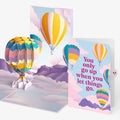 Majestic Hot Air Balloon Birthday Pop-Up Card and Let Things Go Sentiment Set