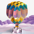 Majestic Hot Air Balloon Birthday Pop-Up Card and Drifting Older Sentiment Set