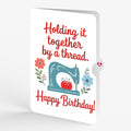 Classic Sewing Machine Birthday Pop-Up Card and Holding It Together Sentiment Set