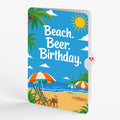 Sandy Shores Birthday Pop-Up Card and Beach Beer Sentiment Set