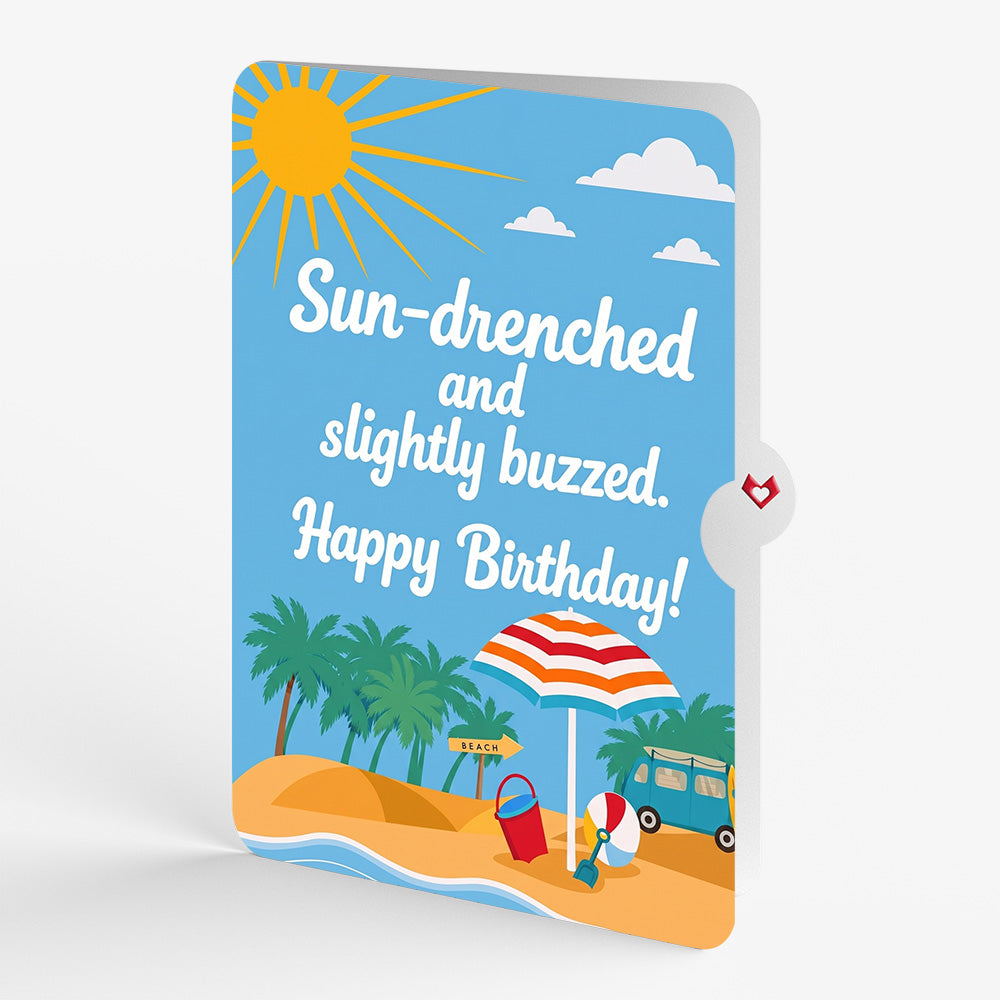 Sandy Shores Birthday Pop-Up Card and Sun-Drenched Beach Sentiment Set
