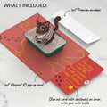 Mischievous Cat Birthday Pop-Up Card and Nine Lives Sentiment Set