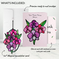You Make Things Bloom Orchid Thank You Suncatcher Card and Sentiment Set