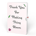 You Make Things Bloom Orchid Thank You Suncatcher Card and Sentiment Set