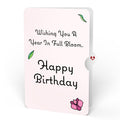 You Make Things Bloom Orchid Birthday Suncatcher Card and Sentiment Set