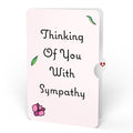 You Make Things Bloom Orchid Sympathy Suncatcher Card and Sentiment Set