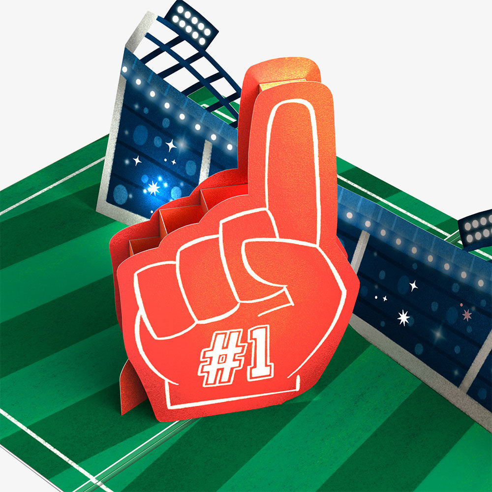 MVP Stadium Birthday Music and Lights Pop-Up Card and Sentiment Set