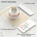 Happy Birthday to You! Confetti Cake Pop-Up Card and Sentiment Set for Spanish Mom