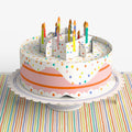 Happy Birthday to You! Confetti Cake Pop-Up Card and Sentiment Set for Spanish Mom