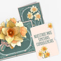 Daffodils in Bloom Pop-Up Card and Spanish Sympathy Sentiment Set