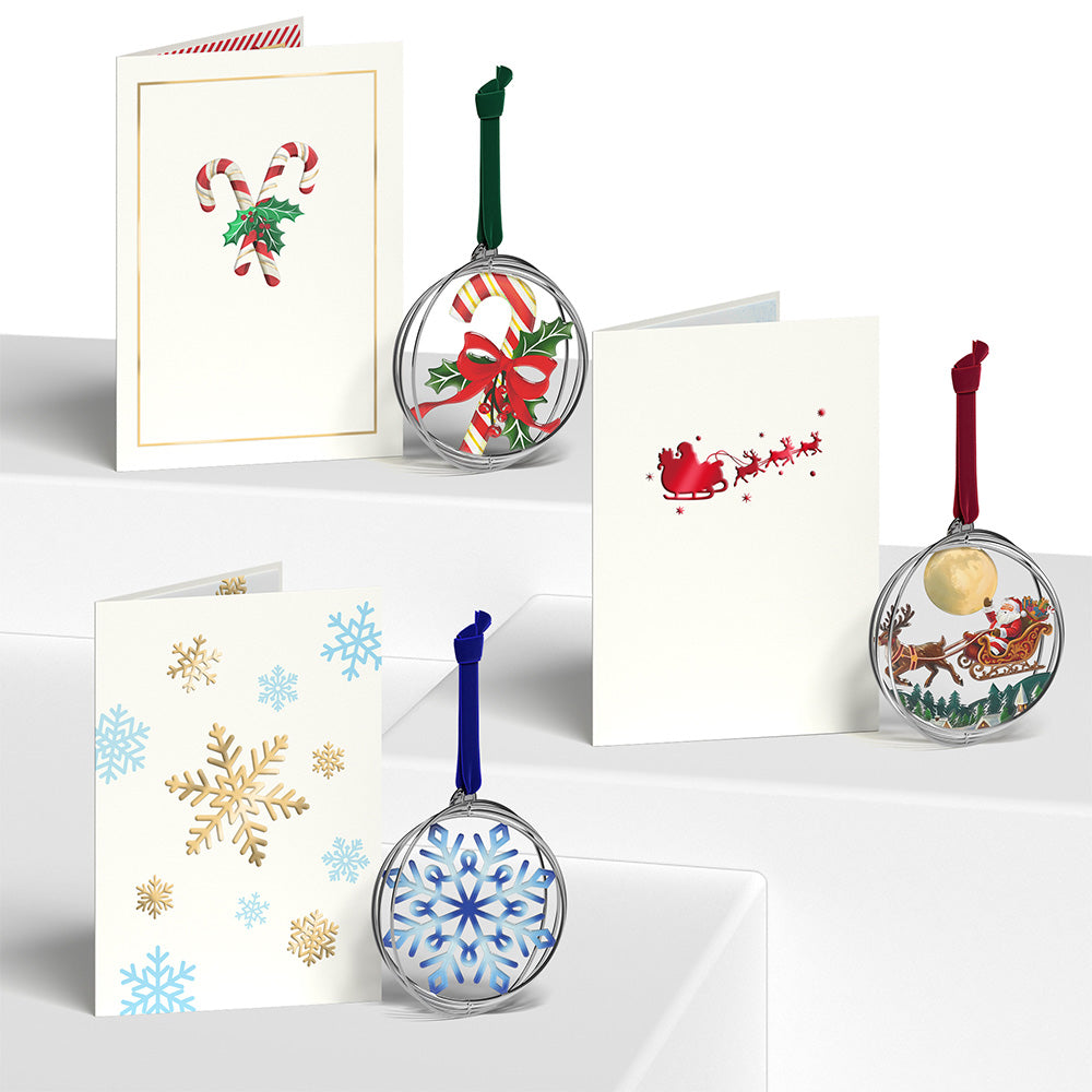Magic of Christmas Metal Ornament 3-Pack