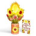 Sunflower Sunshine Light-Up Bouquet and Grandparents Day Sentiment Set