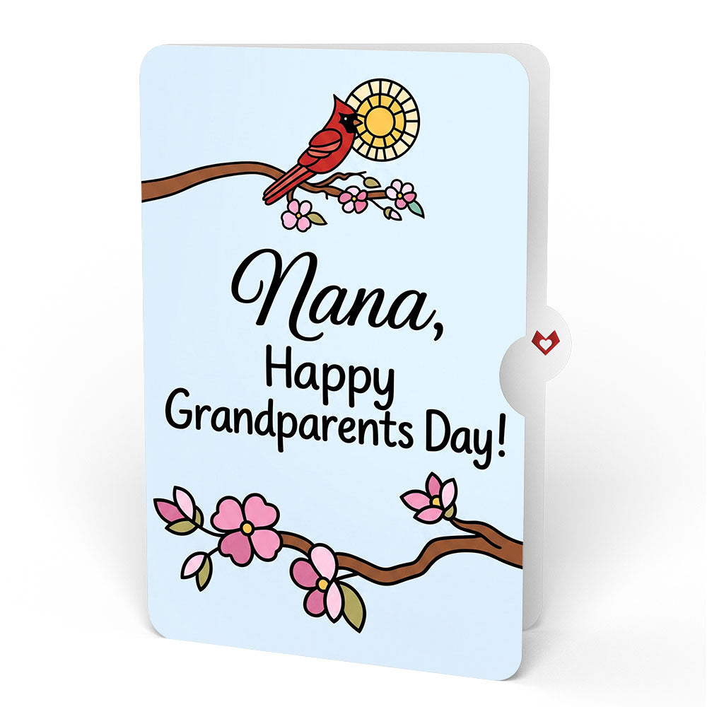 Sending Sunshine Cardinal Suncatcher Card and Grandparents Day Sentiment Set