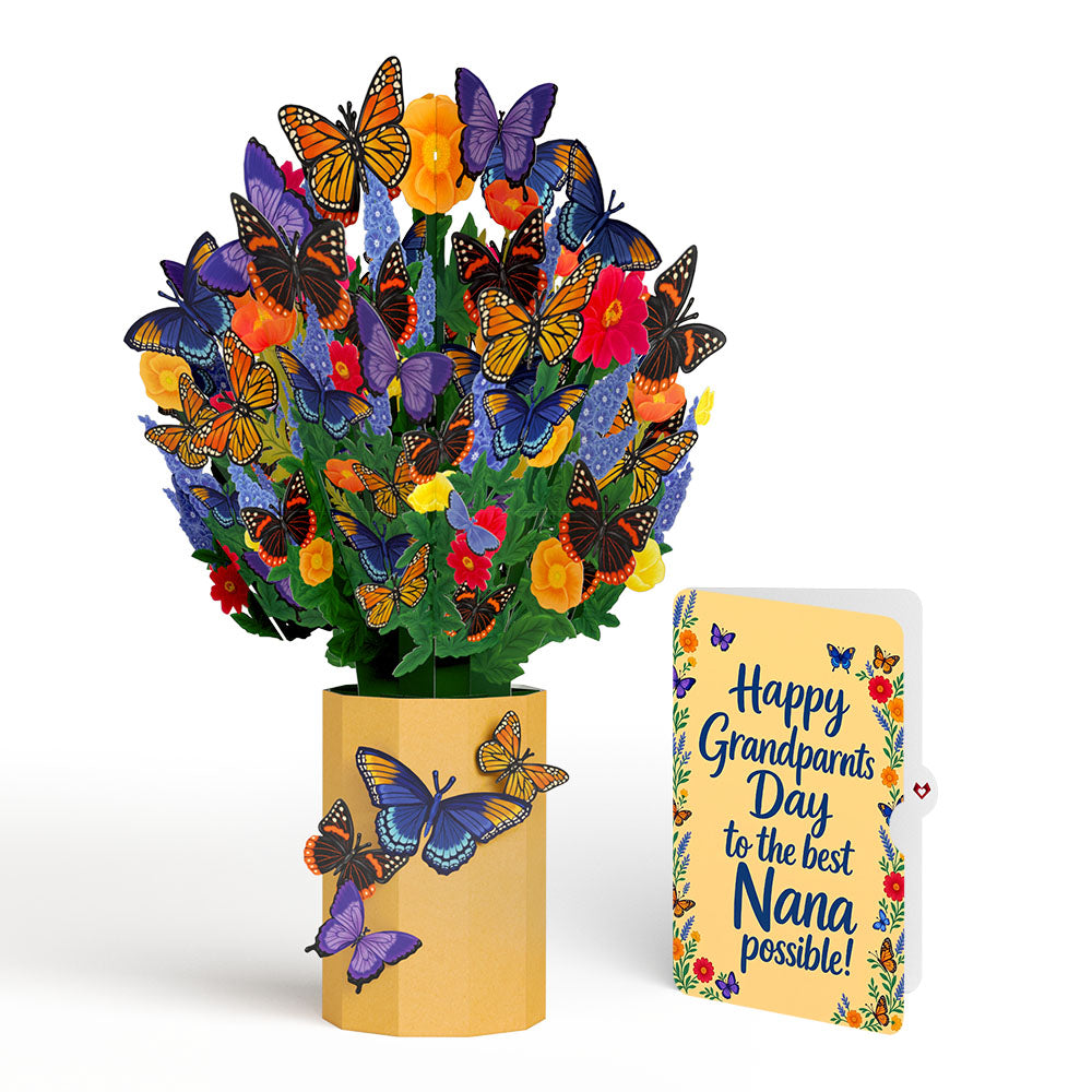 Brilliant Butterfly Bouquet and Grandparents Day Sentiment Set