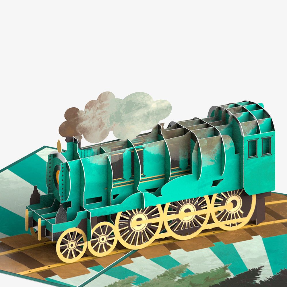 Classic Train Pop-Up Card and Grandparents Day Sentiment Set