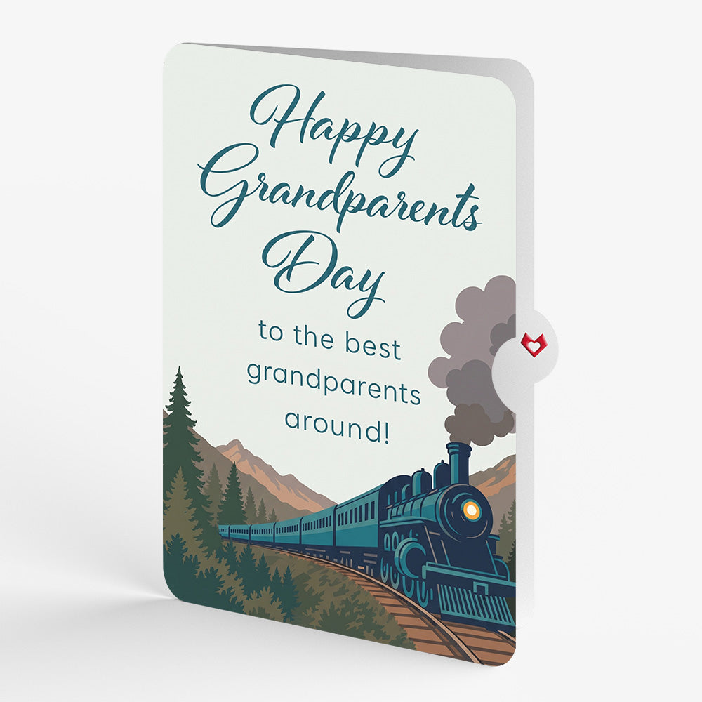 Classic Train Pop-Up Card and Grandparents Day Sentiment Set