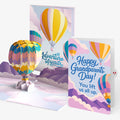 Adventure Awaits Hot Air Balloon Pop-Up Card and Grandparents Day Sentiment Set