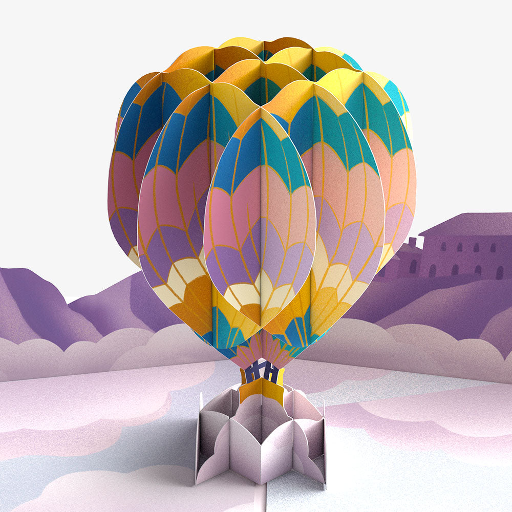 Adventure Awaits Hot Air Balloon Pop-Up Card and Grandparents Day Sentiment Set