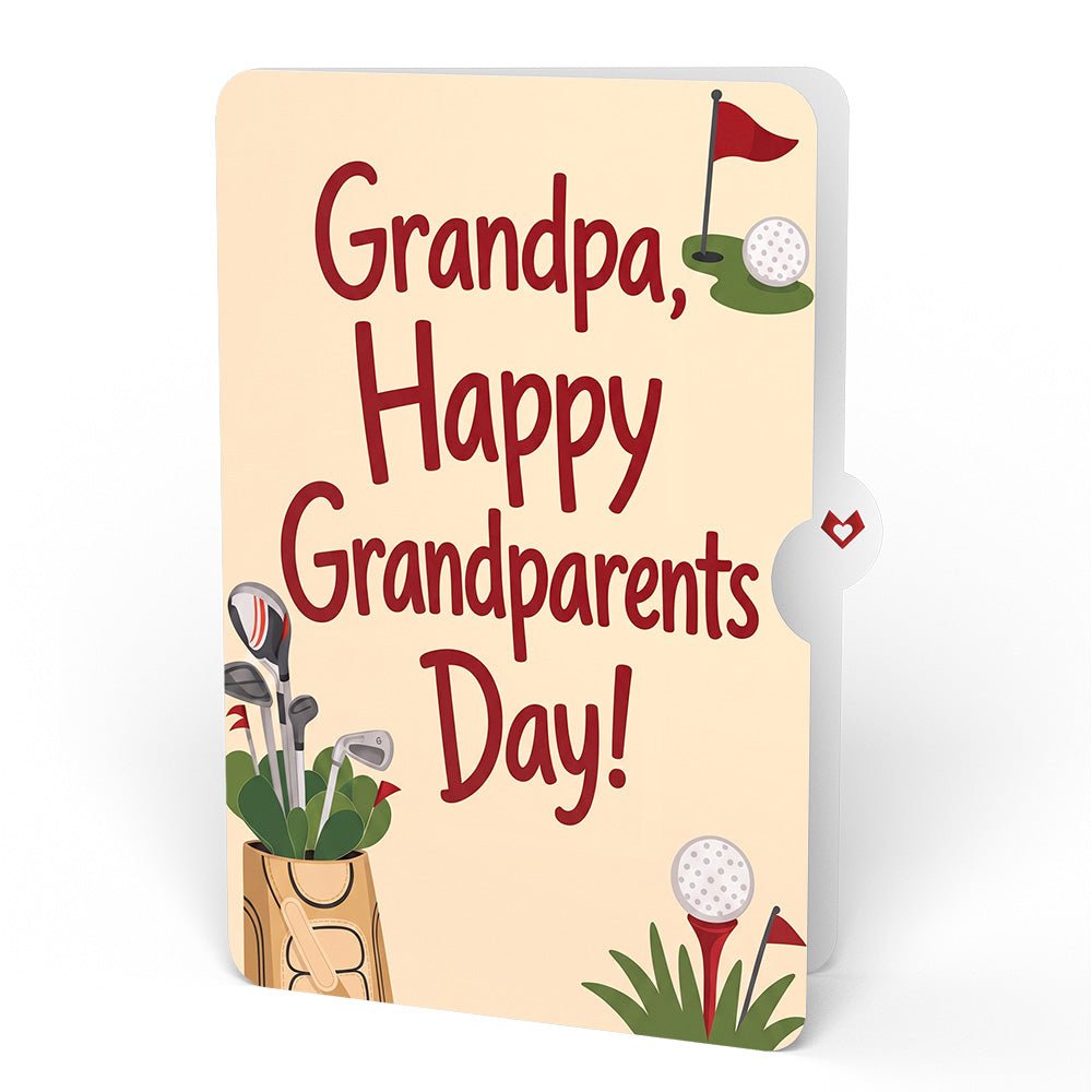 Tee-rific Golf Bouquet and Grandparents Day Sentiment Set
