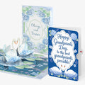 Always and Forever Swans Pop-Up Card and Grandparents Day Sentiment Set