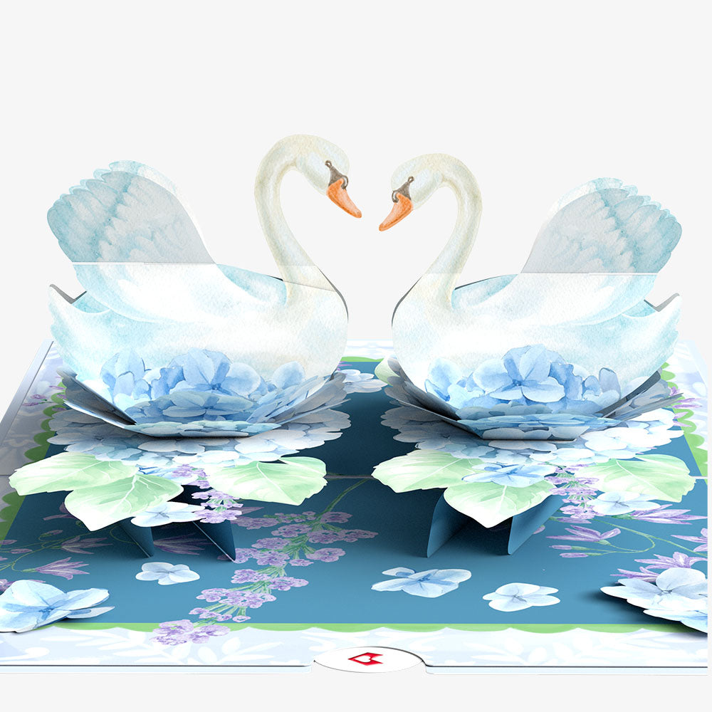 Always and Forever Swans Pop-Up Card and Grandparents Day Sentiment Set