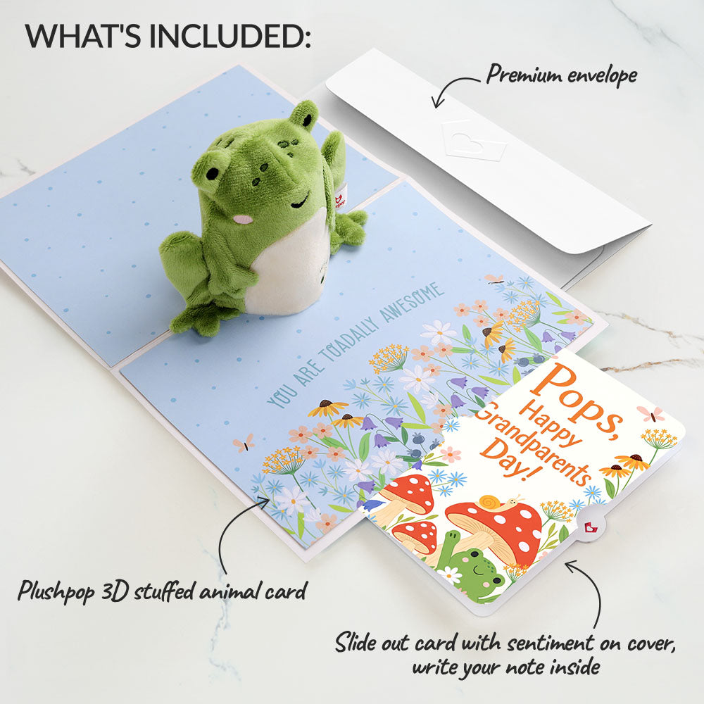 'Toadally Awesome' Plushpop Card and Grandparents Day Sentiment Set