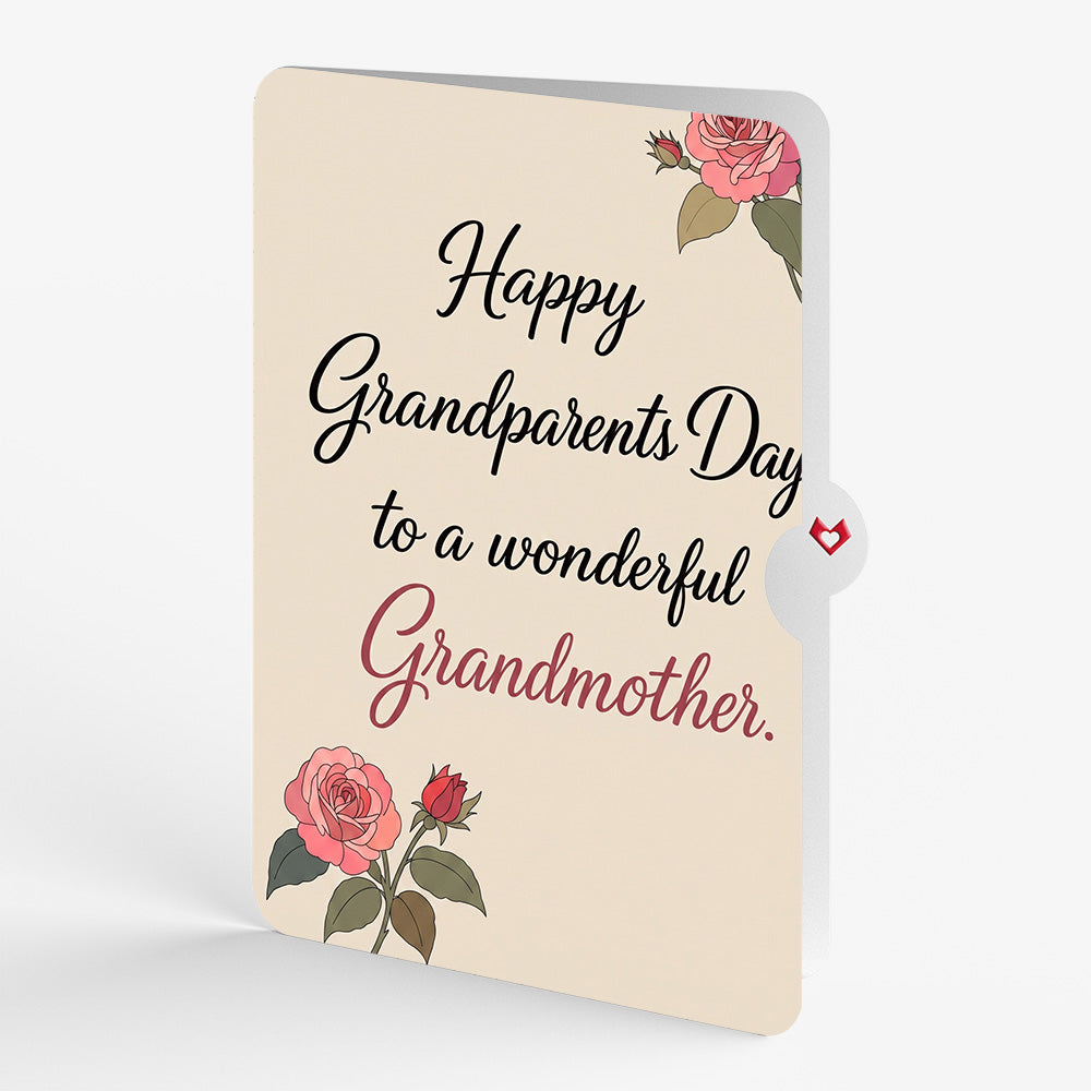 Roses in Bloom Pop-Up Card and Grandparents Day Sentiment Set