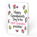 Vibrant Tulip Suncatcher Bouquet and Grandparents Day Sentiment Set