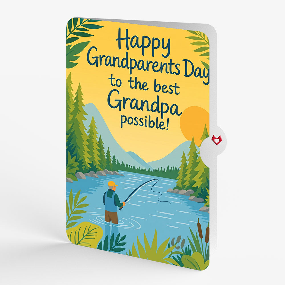 Gone Fishing Pop-Up Card and Grandparents Day Sentiment Set