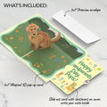 Playful Golden Retriever Pop-Up Card and Grandparents Day Sentiment Set