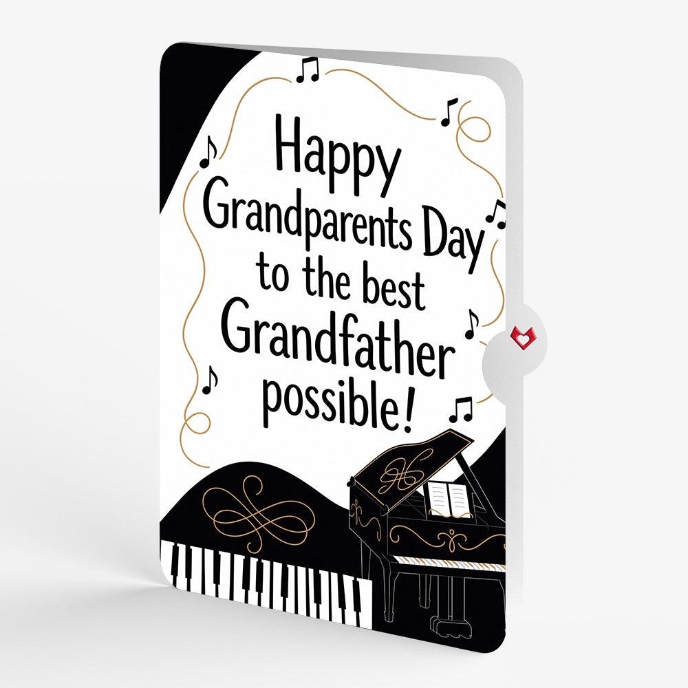 Just a Note Piano Pop-Up Card and Grandparents Day Sentiment Set