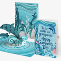 Playful Dolphins Pop-Up Card and Grandparents Day Sentiment Set
