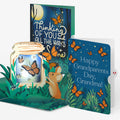 Thinking of You Butterfly Jar Light-Up Pop-Up Card and Grandparents Day Sentiment Set