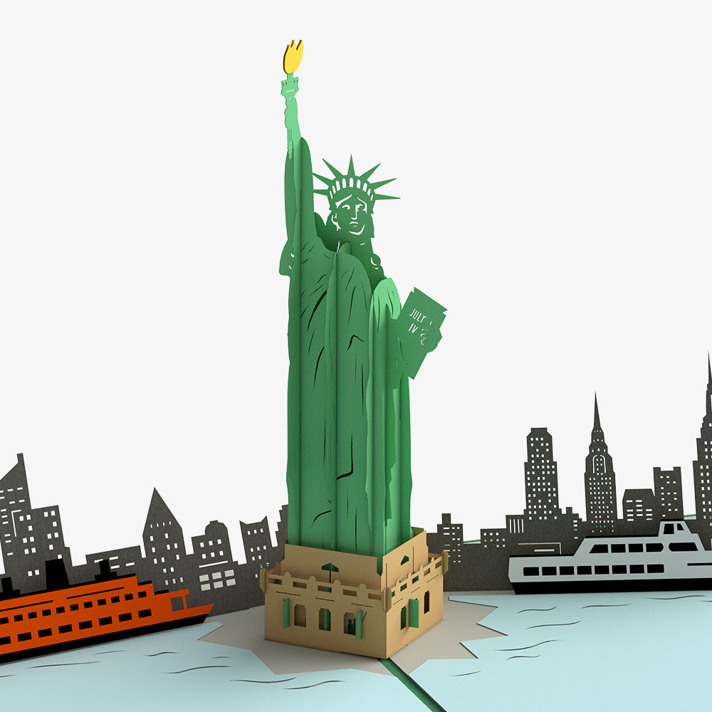 Statue of Liberty Pop-Up Card and Grandparents Day Sentiment Set