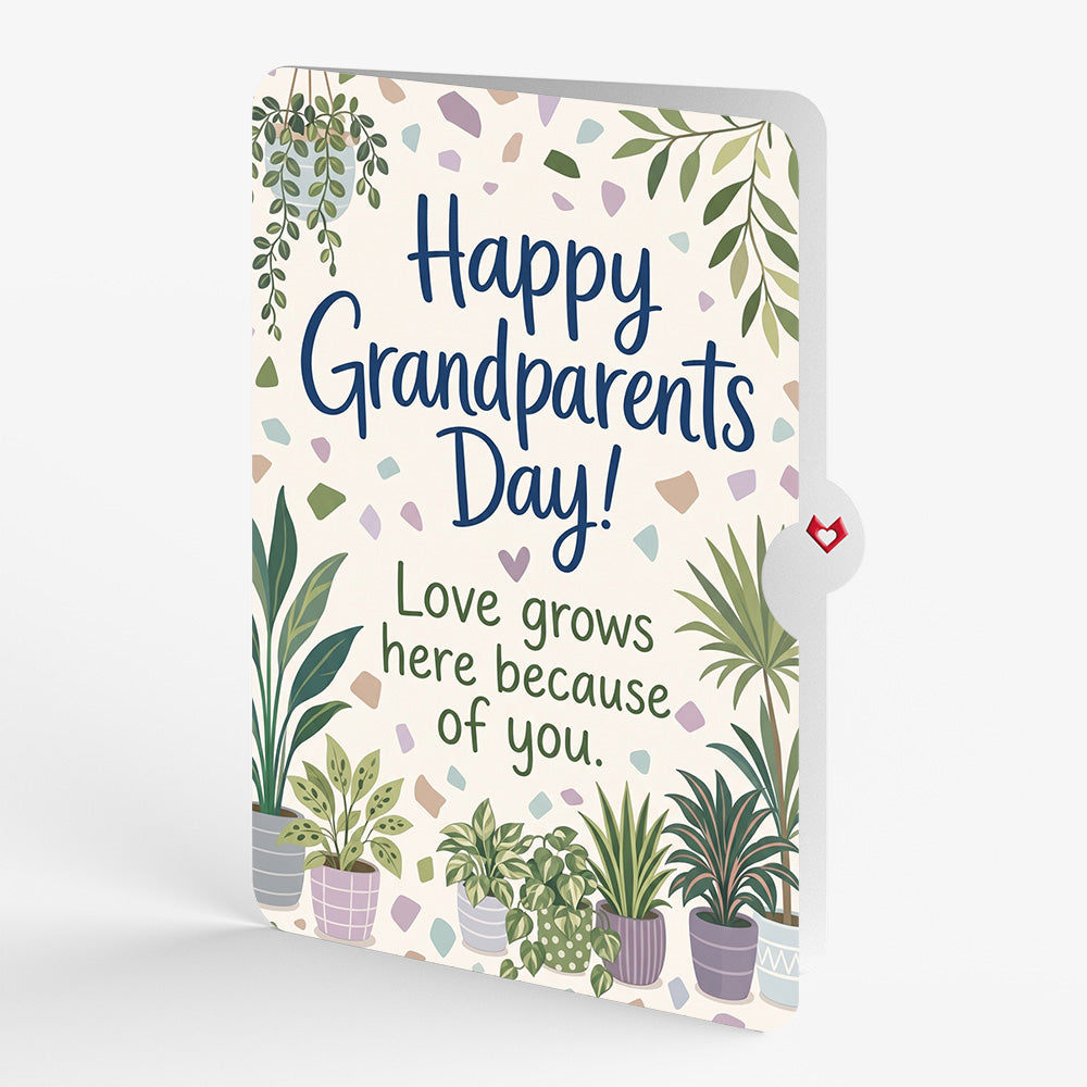 Greenhouse Garden Pop-Up Card and Grandparents Day Sentiment Set