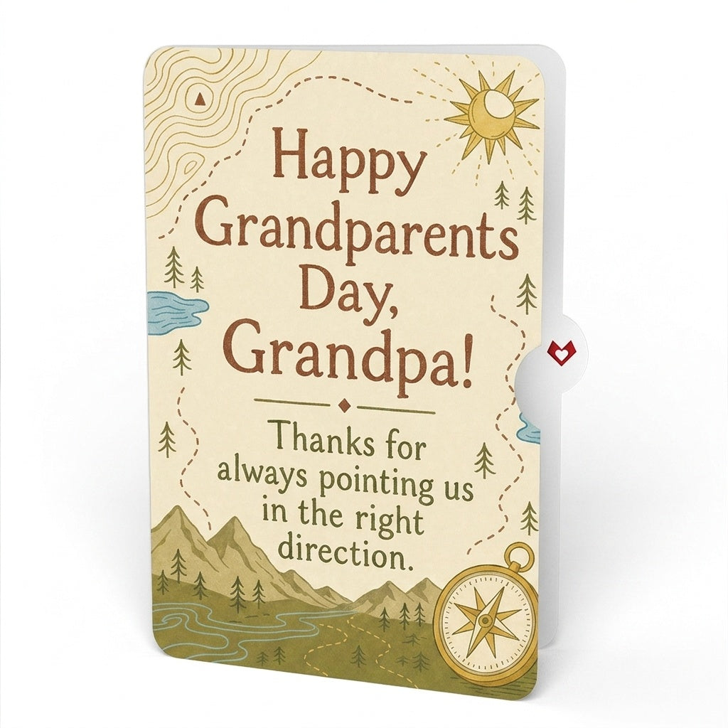 Guiding Compass Pop-Up Card and Grandparents Day Sentiment Set