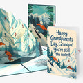 Mountain Snowboard Adventure Pop-Up Card and Grandparents Day Sentiment Set