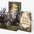 Headless Horseman Halloween Pop-Up Card and Lose My Head Sentiment Set