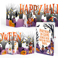 Happy Halloween Trick-or-Treat Loooooong Card™ (Expands to 2 feet) and Partners In Crime Sentiment Set