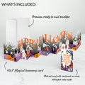 Happy Halloween Trick-or-Treat Loooooong Card™ (Expands to 2 feet) and Partners In Crime Sentiment Set