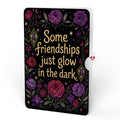 Moonlit Amethyst Halloween Suncatcher Bouquet and Glow In The Dark Sentiment Set